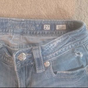 Y2K miss me boot cut low rise jeans